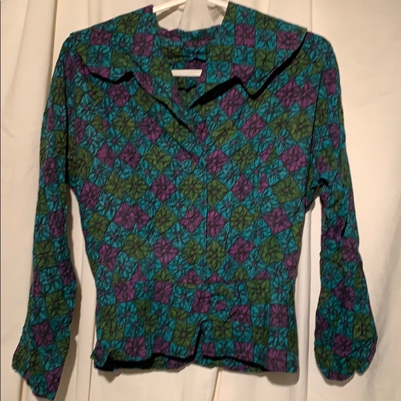 Vintage 1970’s long sleeve shirt with collar - Picture 1 of 7